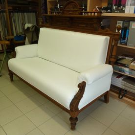 weiße Couch